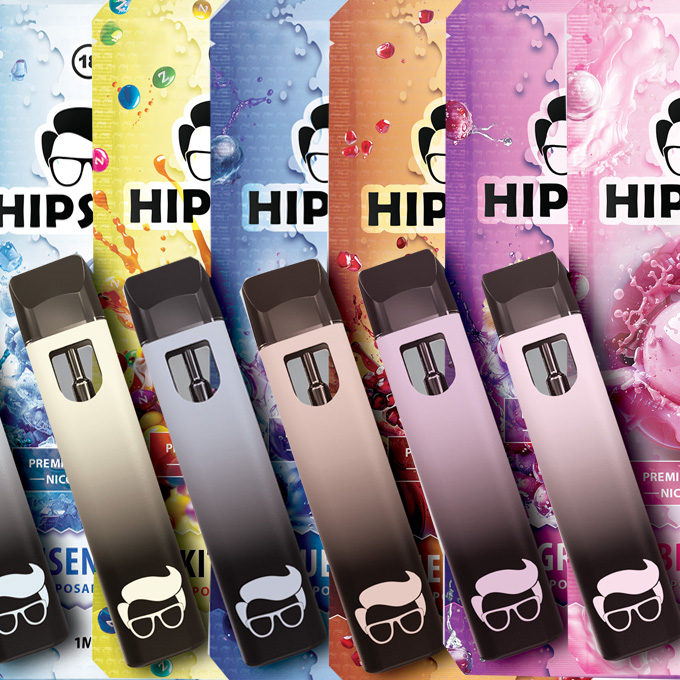 Hipster Vape Pen Bundel - 6 Pennen